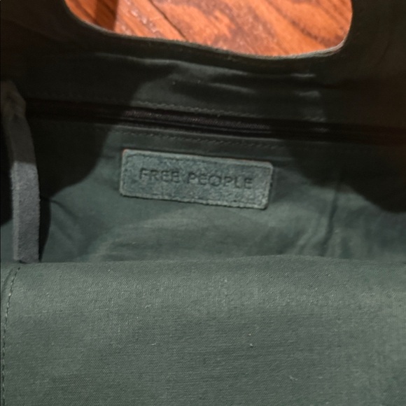 Free People Suede Caravan Tote in Pine - Picture 7 of 7